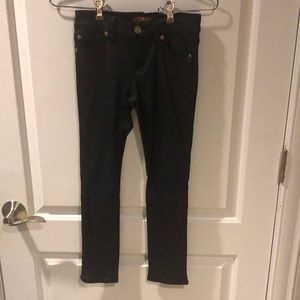 Girls faux leather jeans